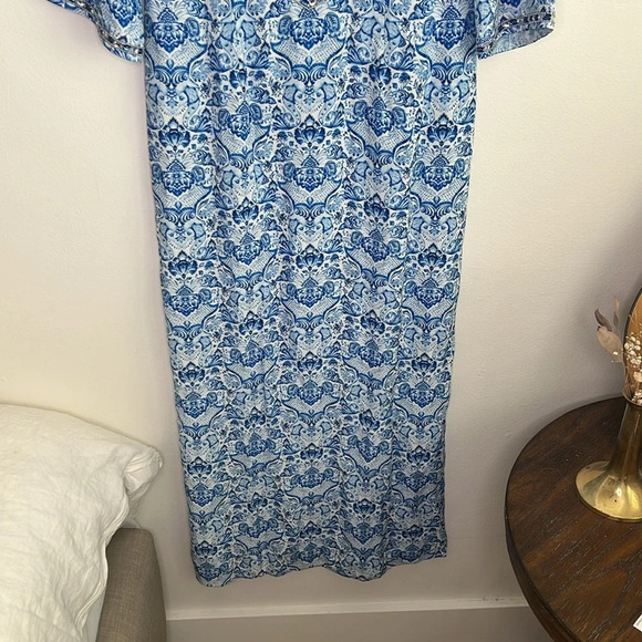 Nicoblu Shalimar Long Tunic Dress with Sapphire Jewel Embellishment - Picture 7 of 11